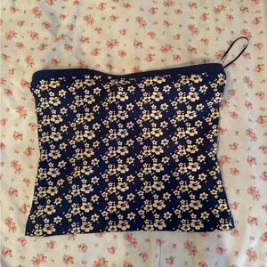 Floral tube top